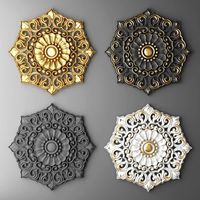 Rosette Round Molding 3D Model