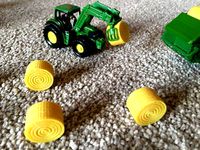 Strohballen für Siku Trecker 1:50 (bale of straw) rund by Smuk3D
