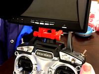 FPV FS-T6 Holder (Eachine LCD5802S) by stageone