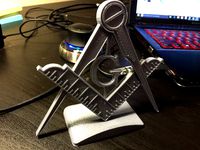 Free Mason Business Card Holder/ Stand by Danimal_3D