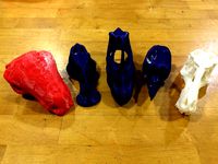 Anatomically Accurate Dinosaur Skulls by wol101