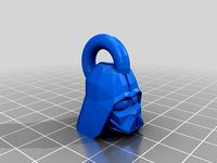 Darth Vader Low Poly keyring by Thirkell