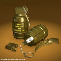 DM51 hand grenade 3D Model