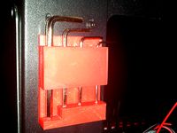 Wrench Holder (Wanhao/Monoprice i3) by SDMFabShop