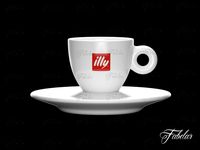 Illy coffee cup 3D Model