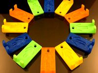 Wall mounted toothbrush/rag holder by jacopolazzaro