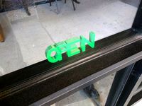 Open / Nope Sign (a.k.a The "nopen" Sign) by thelab_ms