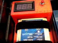 Charge controller holder + LED volt meter (solar) by cpayne3d