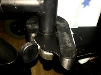 Retaining Bracket for Quickie P222 Swing-away Hanger by dboitnot