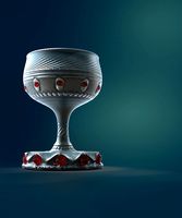 Old bronze cup 3D Model