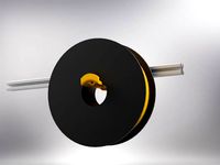 Filament spool holder for 2020 extrusion by loco