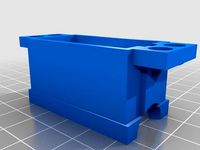 Servo Mount with cable hole by RexKFord