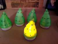 LED Christmas Tree w/Color  by sonnylowe