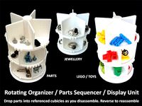 Rotating Organizer / Parts Assembly Sequencer / Display Stand by muzz64