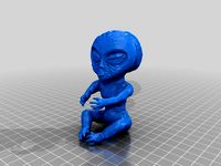 Alien Baby Inside A Jar by MustangDave