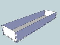 Eurorack Lasercut Case 104HP 3U Skiff 63mm by nonlinearcircuits