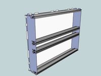 Eurorack Lasercut Case 84HP 7U Skiff 63mm by nonlinearcircuits