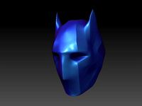 Batman Head LowDetailed by Sr_Dibujo