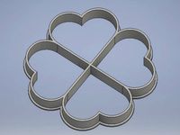 4 hearts cookie cutter by Jigsawnz