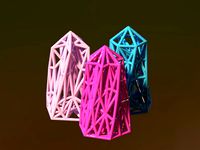 Xmas Hexagonal Pyramid Ornament Vol.05 by Tomonori