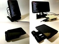 DISPLAY CASE/STAND for SHARP 7inch 1920x1200 IGZO LCD kit. by n602