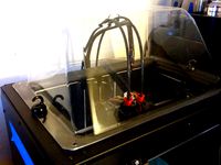 Improved Dome for Flashforge Creator Pro by zapta