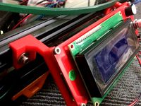 Kossel Simple LCD Mount by DanielCheang