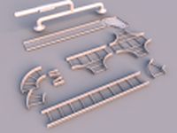 Cable tray 3D Model