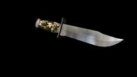 Ka-bar Military knife 3D Model