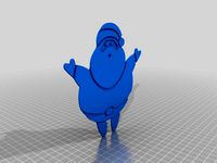 Santa the fat dude by mbot3d