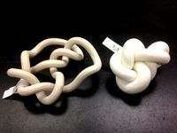 Minimum Rope Length Conformation of Knot 7_3 by mathgrrl