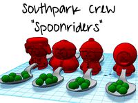 Southpark Spoonriders by 3DPrinthings