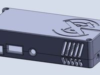 Stratux Nano SDR dual case with fan antennas mount on the end by helno