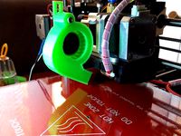 Radial fan for Geeetech Prusa I3X by jerryciano