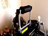 Geeetech i3 X  - Filament spool holder by lukie80