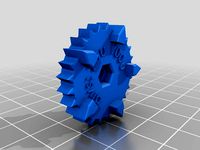 Leveling thumbscrew M3 by lukie80
