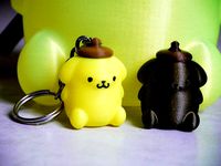 Pom Pom Purin keychain by ustkl