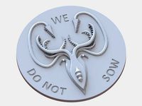 House Greyjoy Sigil by 3dpoplauki