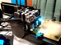 Dual Extruder Simple Metal Printrbot  by dubi