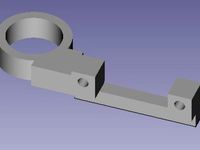 Hesine Prusa i3 17mm Induction Sensor Mount ( LJ18A3-8-Z/BX ) Auto Leveling by tracetheory