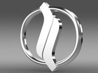 Nissan Diesel Trucks logo 3D Model