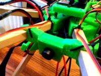 Simple octocopter FPV camera mount by The-3D-Printing-Guy