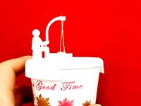 Paper cup holder & Tea Bag Holders by eunseok