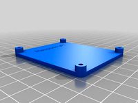 Raspberry PI mount for 3D printer by komadojiro