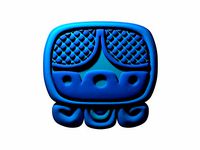 Akbal, mayan glyph by JuanG3D