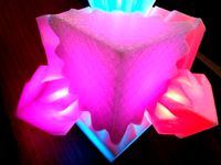 BlinkyCube - RGB addressable lights in the gear cube. by plasmaton