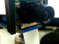 Raspberry Pi Camera (B) mount (Waveshare) by azazelz