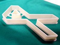 White Ribbon Day Cookie Cutter by Vl4d
