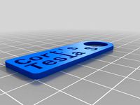 Simple Customizable Key Tag by Cort