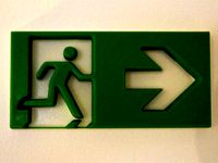 emergency exit (Notausgang) by beenytraep